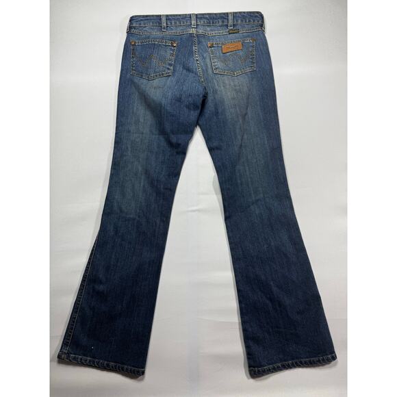 Wrangler Retro Women's Mae Midrise Megan Bootcut Denim Jeans - Size 30x32 - Picture 2 of 5